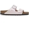 Sandales femme Birkenstock Arizona Birko-Flor Rose 41 Étroit 1029511