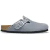 Boston Suede Rivet  Bleu