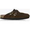 Sabots cuir femme Birkenstock Blair Marron 36 Étroit 1032983