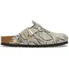 BIRKENSTOCK Pantoletten BOSTON RIVET gris | 36