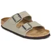 Birkenstock - Arizona LEVE - Sandales Faded Khaki / Dark Brown - 36 - ...