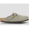 Birkenstock Boston Birkibuc - Gris, Gris 41
