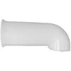 FP - Raccord de bidon ibc Coude de sortie. pp. blanc