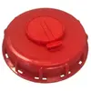 Bouchon ibc avec ventilation pp. rouge. ig 150mm