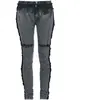 Jean  de Rock Rebel by EMP - Megan - W27L32 à W31L32 - pour Femme - gris W27L32