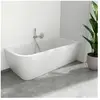 evineo ineo2 Baignoire d angle pour systèmes de vidage et de trop-plei...