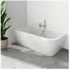 evineo ineo2 Baignoire d angle pour systèmes de vidage et de trop-plei...