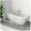 evineo ineo2 Baignoire d angle pour systèmes de vidage et de trop-plei...