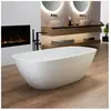rivea Malie Baignoire en îlot L : 160 l : 75 H : 48 cm, avec surface f...