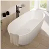 rivea Malie Baignoire en îlot L : 180 l : 81 H : 60 cm, avec surface f...