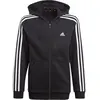 Veste zippé à capuche enfant adidas Essentials 3S Noir 5/6 ans GQ8900