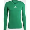 adidas Base Tee Jersey (Long Sleeve) Mens, Team Green, S