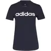 Tee shirt manches courtes Adidas W lin t Bleu marine Taille : S
