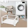Ml-design - Socle pour Machine à Laver avec Étagère, en Acier, Blanc, ...