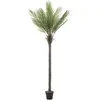 ML-Design Palmier artificiel plante artificielle arbre en pot 210 cm intérieurextérieur
