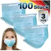 Masque jetable 100 pièces