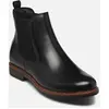 Tamaris Femme Bottines, Dame Bottines Chelsea,Demi-Bottes,Bott de Glisse,Plat,Black Leather,41 EU
