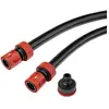 TOOLCRAFT TO-6897033 13 mm #####1/2 Zoll 1 pc(s) noir Tuyau darrosage