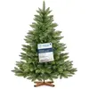 FairyTrees Sapin de Noël Artificiel 120cm NORDMANN | Arbre de Noël ave...