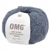 Fil exceptionnel à tricoter Luxury OMG - 08 Bleu marine - 08 Bleu mari...