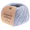 Coton à tricoter Essentials Organic Cotton DK - Rico Design 015 Bleu p...