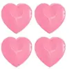 Carte de 4 boutons coeurs   15 x 15 mm   Rico Design(...) - Rose