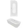 Villeroy & Boch Loop & Friends Baignoire d angle, avec tablier, UBA170...