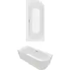 Villeroy & Boch Loop & Friends Baignoire d angle, avec tablier, UBA170...