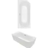 Villeroy & Boch Loop & Friends Baignoire d angle, avec tablier, UBA170...