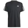 adidas Homme Train Essentials 3-Stripes Training Tee, Black/White, XS
