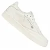 Reebok Club C 85 Sneaker Femme, Craie Craie Sauge Clair, 35.5 EU