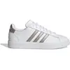 adidas Femme Grand Court 2.0 Chaussures, Blanc Ftwbla Metpla, Numeric_42 EU