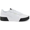 Baskets - Puma - Carina 2.0 - Cuir - Blanc/Noir - Confort exceptionnel