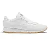 Reebok Homme Classic Leather Sneaker, FTWWHT/SEDROS/PINSTU, 40 EU