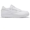 Reebok Mixte Classic Leather Sneaker, FTWWHT/Chalk/Stucco, 35 EU