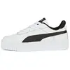 PUMA Femme Carina Street Chaussures-lifestyle, Puma White Puma Black Puma Silver, 38 EU