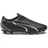 Puma Men Vitoria Fg/Ag Soccer Shoes, Puma Black-Puma White, 40.5 EU
