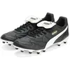 PUMA Unisex King Top Fg/Ag Chaussures de football, Puma Black Puma White Puma Gold, 44 EU