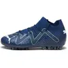 PUMA Future Match MG Jr Chaussure de Football, Persian Blue White Pro Green, 33 EU