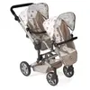 BAYER CHIC 2000 Poussette De Poupée Linus Duo Beige Avec Oursons