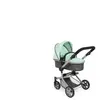 BAYER CHIC 2000 Poussette poupon combinée MIKA mélange anthracite/menthe