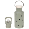 Gourde - Lässig - Happy Prints - inox - 500 ml - olive clair