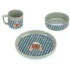 Coffret Repas En Porcelaine Tiny Team Dog Vert