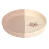 Assiette en silicone Tiny Team Chat