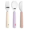 Lot De 3 Couverts Tiny Team, Cat Multi-coloured