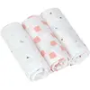 Lange mousseline 3 pcs Happy Fruits ROSE Lässig