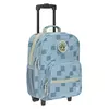 LÄSSIG Valise à Roulettes Pattern Party - Bleu