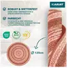 Floordirekt Tapis D'extérieur Pour Terrasse Et Balcon Zoe Terra Rond   120 Cm