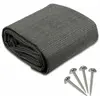 CASA PURA Tapis d'auvent 4 x 6 m 240 g/m² hdpe