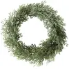 Couronne de porte faite à la main tanne, Ø30 cm